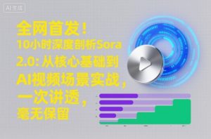 全网首发!10小时深度剖析Sora 2.0:从核心基础到AI视频场景实战,一次讲透,毫无保留-最全项目网