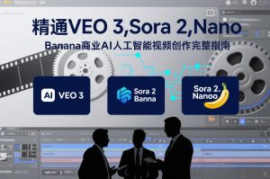 精通VEO 3,Sora 2,Nano Banana商业AI人工智能视频创作完整指南-最全项目网