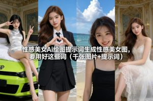 性感美女Ai绘图提示词生成性感美女图，要用好这些词（千张图片+提示词）-最全项目网