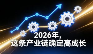 付费文章：2026年，这条产业链确定高成长-最全项目网