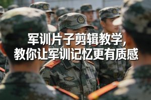 军训片子剪辑教学，教你让军训记忆更有质感-最全项目网