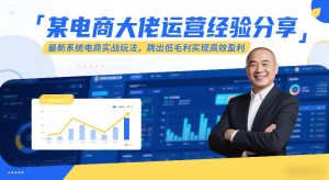 某电商大佬运营经验分享，最新系统电商实战玩法，跳出低毛利实现高效盈利-最全项目网