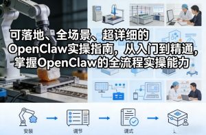 可落地、全场景、超详细的OpenClaw实操指南,从入门到精通,掌握OpenClaw的全流程实操能力-最全项目网