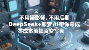 不用摄影师、不用后期,DeepSeek+即梦AI带你零成本解锁百变写真!-最全项目网