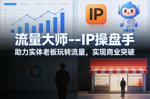 流量大师—IP操盘手，助力实体老板玩转流量，实现商业突破-最全项目网