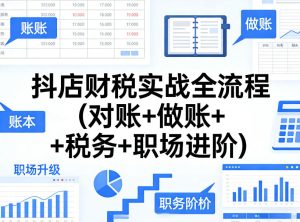 抖店财税实战全流程(对账+做账+税务+职场进阶)-最全项目网