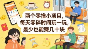 两个零撸小项目，每天零碎时间玩一玩，最少也能賺几十米【揭秘】-最全项目网