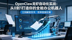 OpenClaw龙虾自动化实战:从0到1打造你的全能办公机器人,立刻解放双手,效率直接拉满-最全项目网