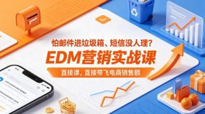 怕邮件进垃圾箱、短信没人理？EDM营销实战课，直接带飞电商销售额【原创双语字幕】-最全项目网