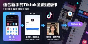 Tiktok下载注册发布,适合新手的Tiktok全流程操作-最全项目网