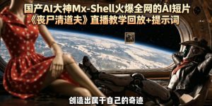 国产AI大神Mx-Shell火爆全网的AI短片《丧尸清道夫》直播教学回放+提示词-最全项目网