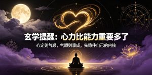 付费文章:玄学提醒:心力比能力重要多了-最全项目网