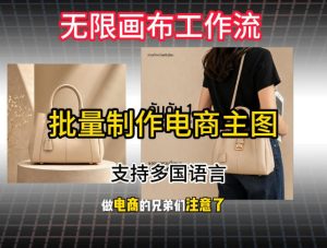 批量复刻电商爆款主图工作流搭建教学,批量下载,支持多国语言,不管是国内电商还是跨境店群都能用-最全项目网