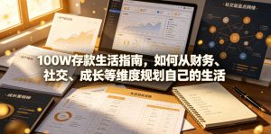 付费文章:100W存款生活指南,如何从财务、社交、成长等维度规划自己的生活-最全项目网