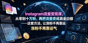 Instagram流量变现课,从零到十万粉,再把流量变成真金白银——这套方法,让涨粉不再靠运气【原创双语字幕】-最全项目网