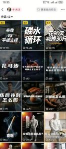 抖音12W粉丝博主的健身类科普短视频教程,手把手教普通人把健身科普流量稳定转化为长期收益-最全项目网