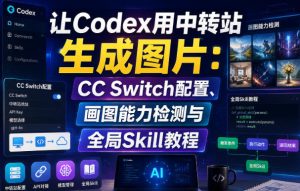 让Codex用中转站生成图片:CC Switch配置、画图能力检测与全局Skill教程-最全项目网