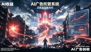 AI智能广告，全自动化运行，单日可达400+，小白新手0基础上手【揭秘】-最全项目网