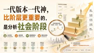 付费文章：一代版本一代神，比阶层更重要的，是分析社会阶段-最全项目网