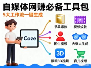 Coze工作流合集,内容一共100份左右,内容丰富,可以提供工作效率-最全项目网