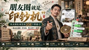 朋友圈就是“印钞机”,风水师私域变现108个野路子,一条朋友圈换一单生意,线上线下一起吃【文档】-最全项目网