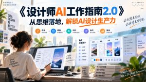 《设计师AI工作指南2.0》从思维落地-无水印,解锁AI设计生产力-最全项目网